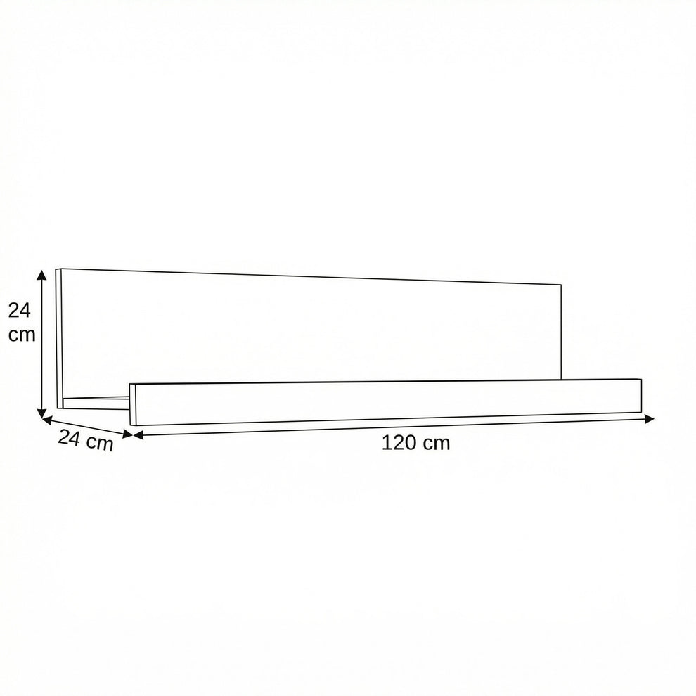 Polita Perete Casablanca Loft, 120 Cm