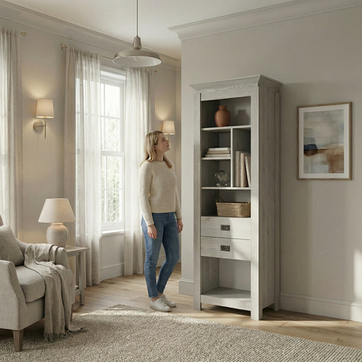Biblioteca Casablanca Loft Cu 2 Sertare, 68.4 Cm