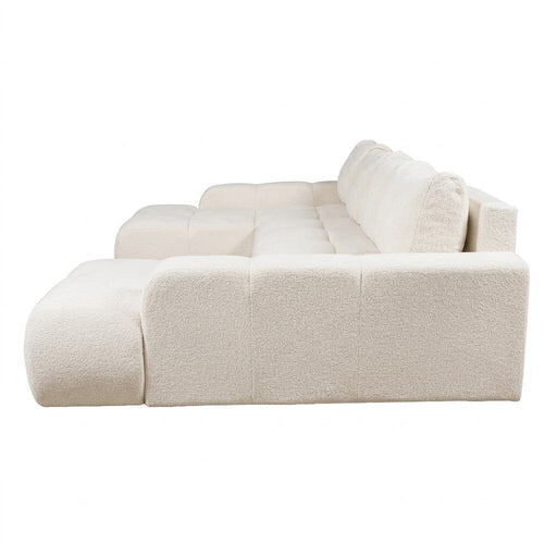 Coltar U Extensibil Luna, 6 Locuri, Onyx 1, 330 Cm