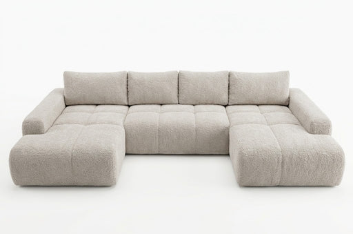 Coltar U Extensibil Luna, 6 Locuri, Onyx 2 Pearl, 330 Cm