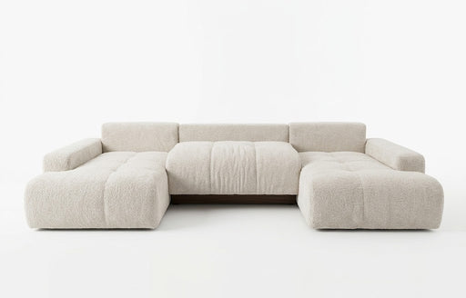 Coltar U Extensibil Luna, 6 Locuri, Onyx 2 Pearl, 330 Cm