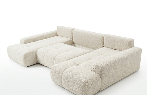 Coltar U Extensibil Luna, 6 Locuri, Onyx 2 Pearl, 330 Cm