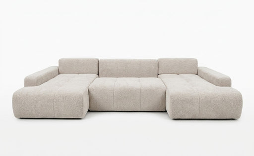 Coltar U Extensibil Luna, 6 Locuri, Onyx 2 Pearl, 330 Cm