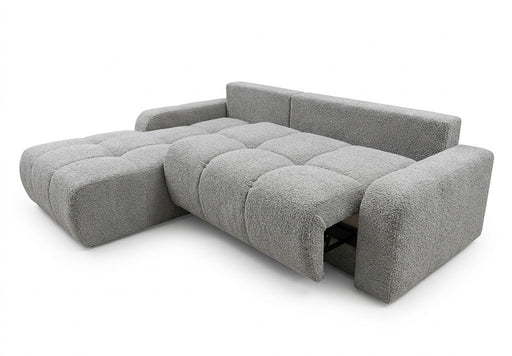 Coltar Extensibil Stanga Kyoto, Lada Depozitare, 5 Locuri, Anthology 15 Silver, 246 Cm
