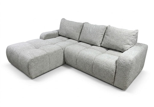 Coltar Extensibil Stanga Kyoto, Lada Depozitare, 5 Locuri, Anthology 15 Silver, 246 Cm