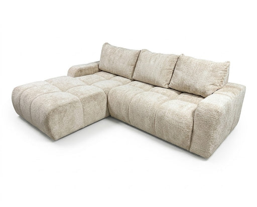 Coltar Extensibil Stanga Kyoto, Lada Depozitare, 5 Locuri, ONYX 3 LINEN, 246 Cm