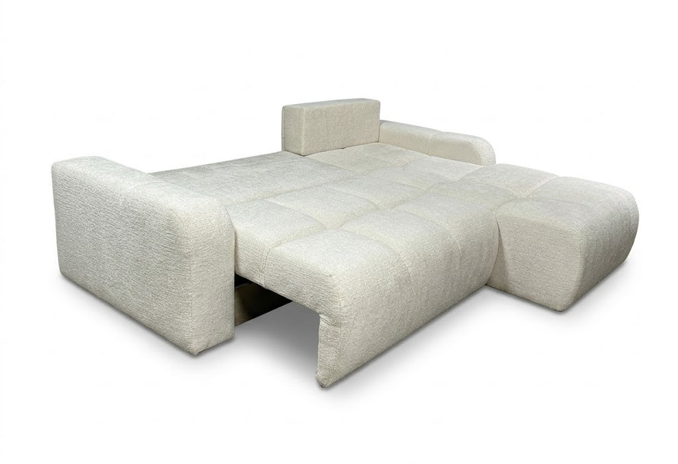 Coltar Extensibil Dreapta Kyoto, Lada Depozitare, 5 Locuri,  Onyx 2 Pearl, 246 Cm