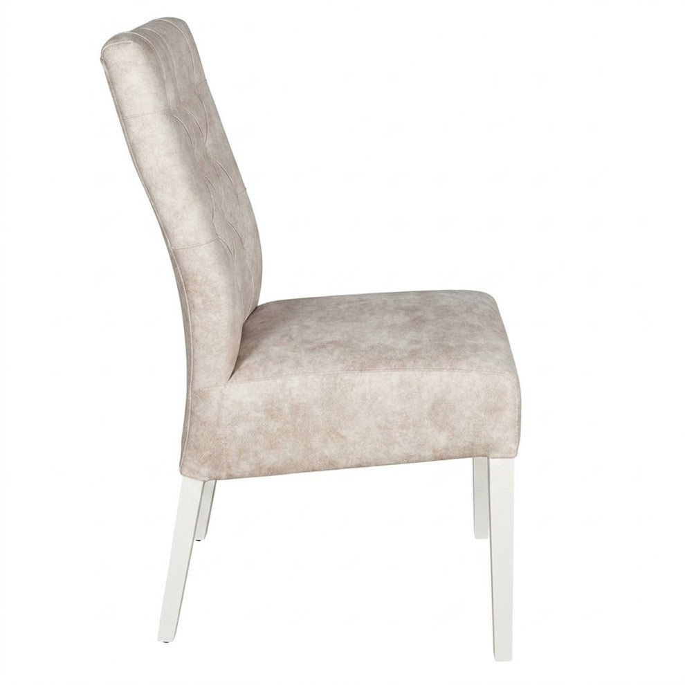 Scaun Lisa Crem Cu Alb, 44.5 Cm