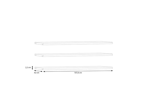 Set 3 Polite Japanki, Gri, 107.8 Cm