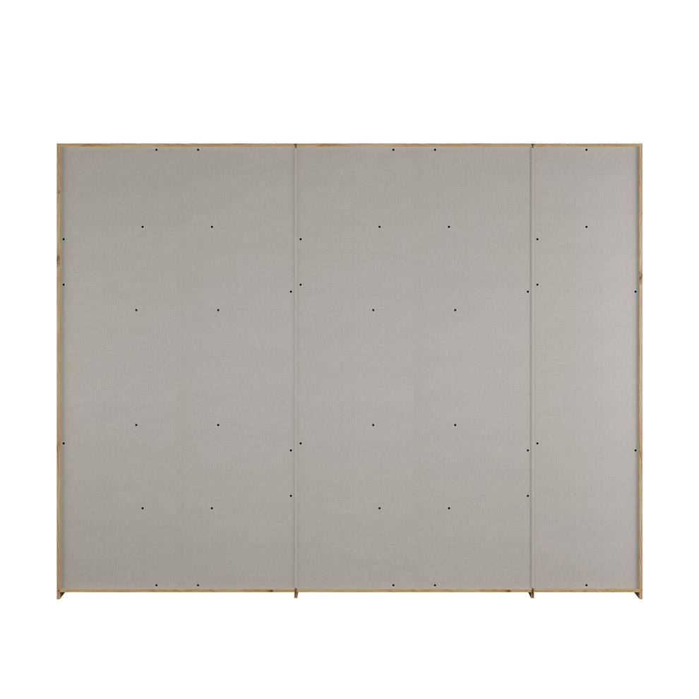 Dulap Cu 2 Usi Culisante Japanki, Stejar Mauvella, 269.8 Cm