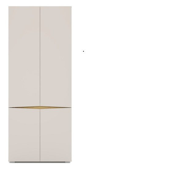 Etajera Inchisa Leonard  4 Usi, Casmere Si Stejar Artizan, 70 Cm