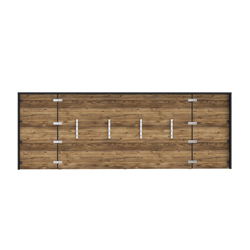 Pat Joben, Dimensiune Saltea 180 x 200 Cm, LED Inclus, Black Si Alpine picea