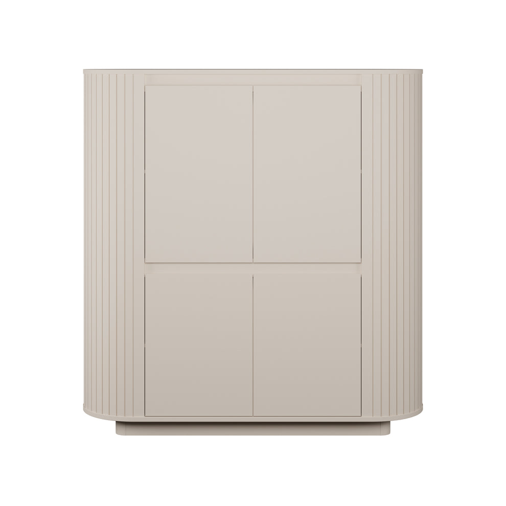 Comoda 4 Usi Chorus, Sand, 162 Cm