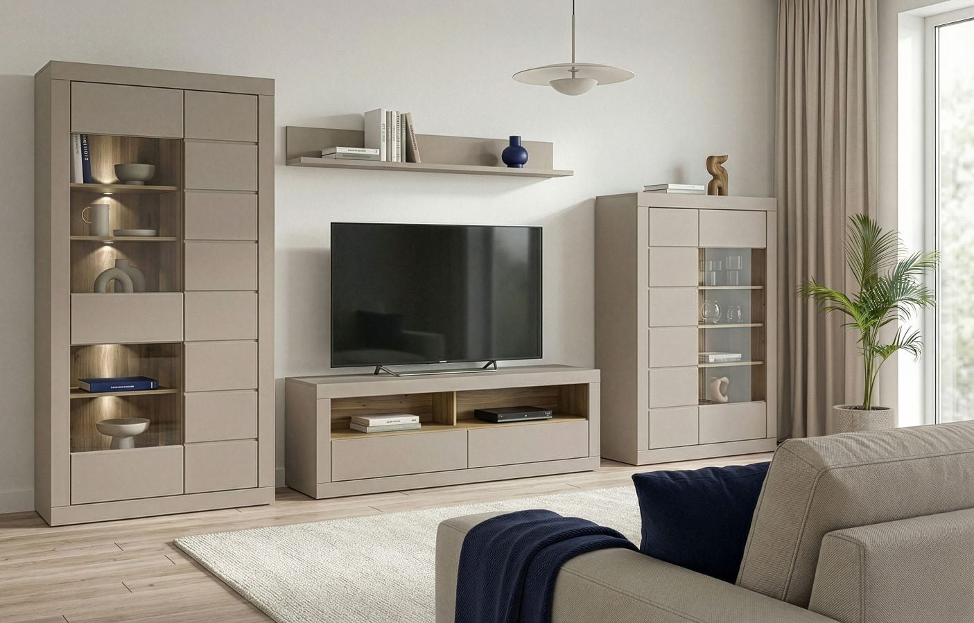Polita Loftking, Taupe , 180 Cm