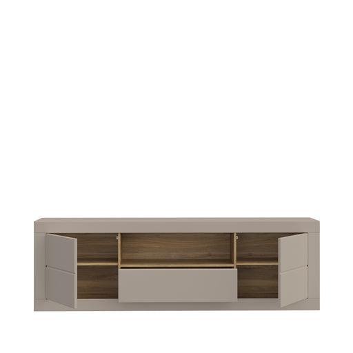 Comoda Tv 1 Sertar Si 2 Usi Loftking, Mauvella oak Si Taupe, 195.4 Cm