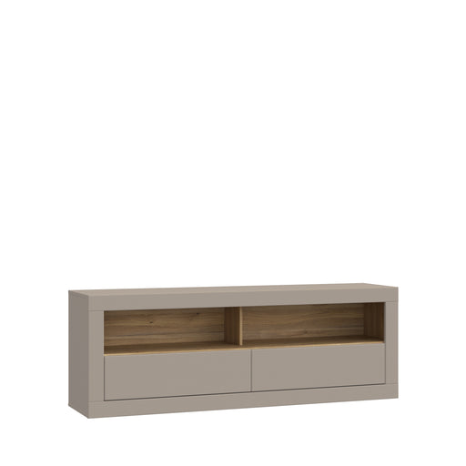 Comoda Tv 2 Sertare Loftking, Mauvella oak Si Taupe, 175.4 Cm
