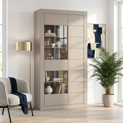 Etajera Loftking, Mauvella oak Si Taupe, 101 Cm