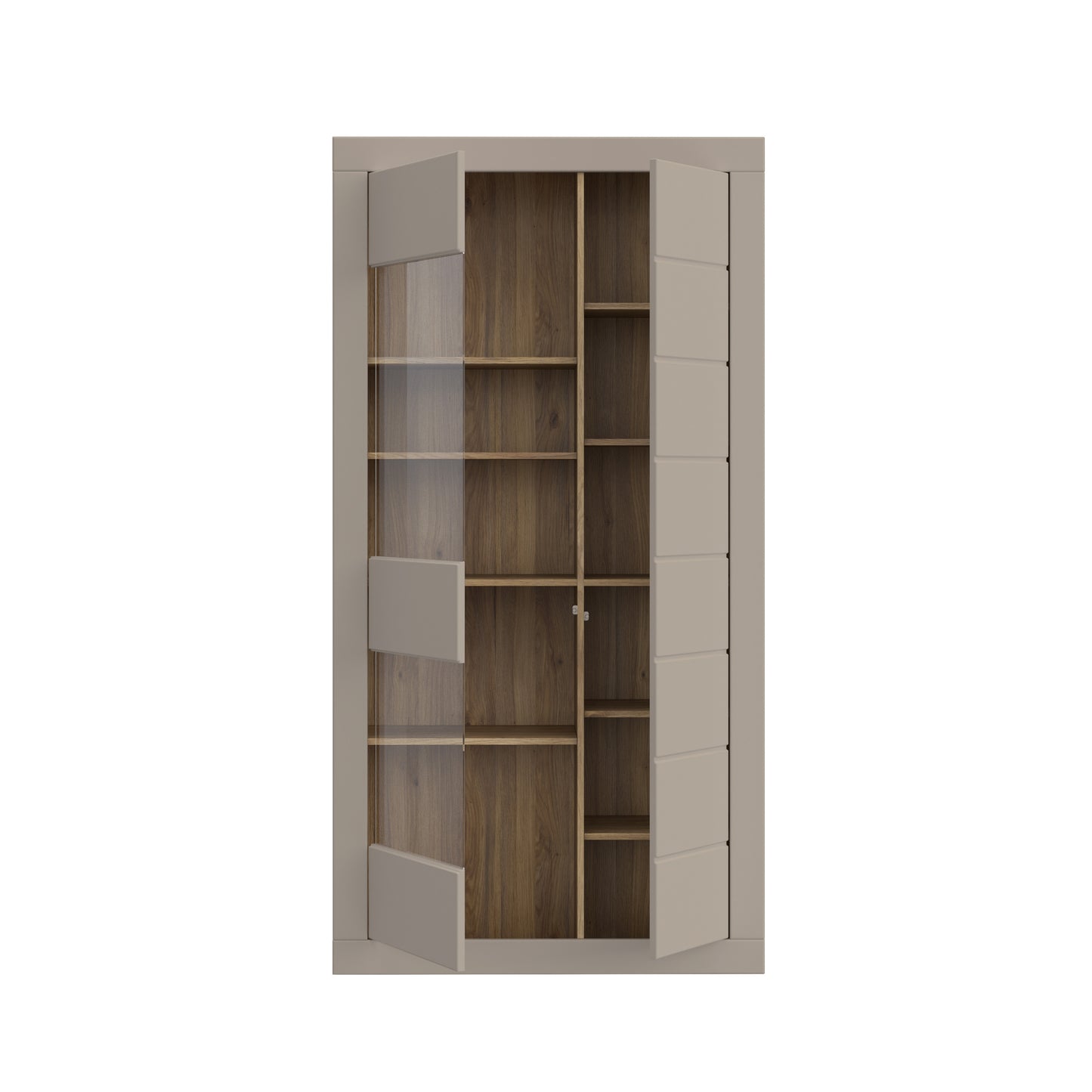 Etajera Loftking, Mauvella oak Si Taupe, 101 Cm