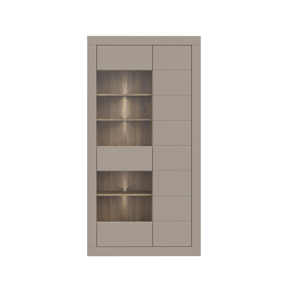 Etajera Loftking, Mauvella oak Si Taupe, 101 Cm