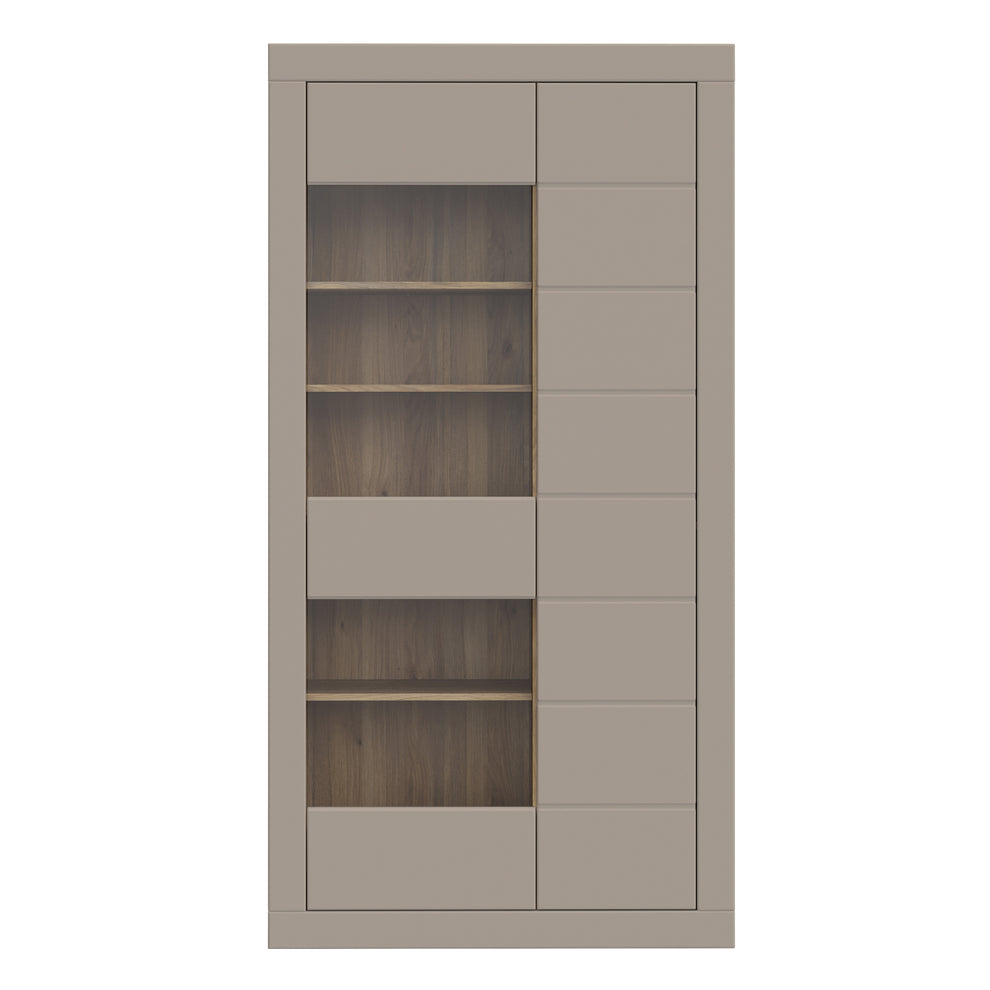 Etajera Loftking, Mauvella oak Si Taupe, 101 Cm