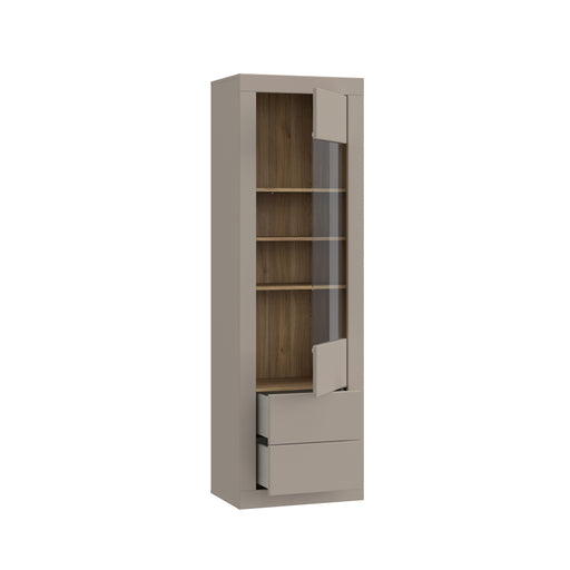 Vitrina Mica Loftking, Mauvella oak Si Taupe, 61.3 Cm