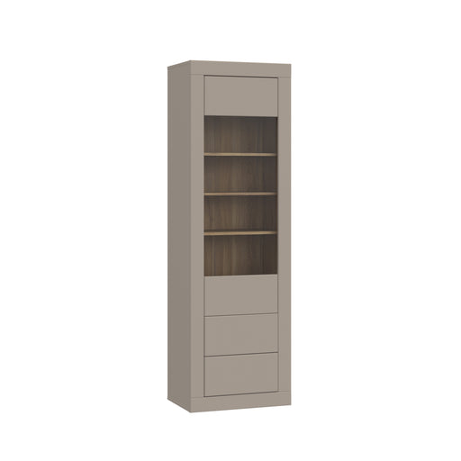 Vitrina Mica Loftking, Mauvella oak Si Taupe, 61.3 Cm