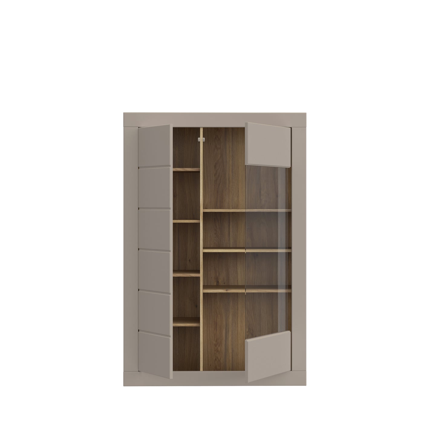 Comoda 2 Usi Loftking , Mauvella oak Si Taupe, 101 Cm