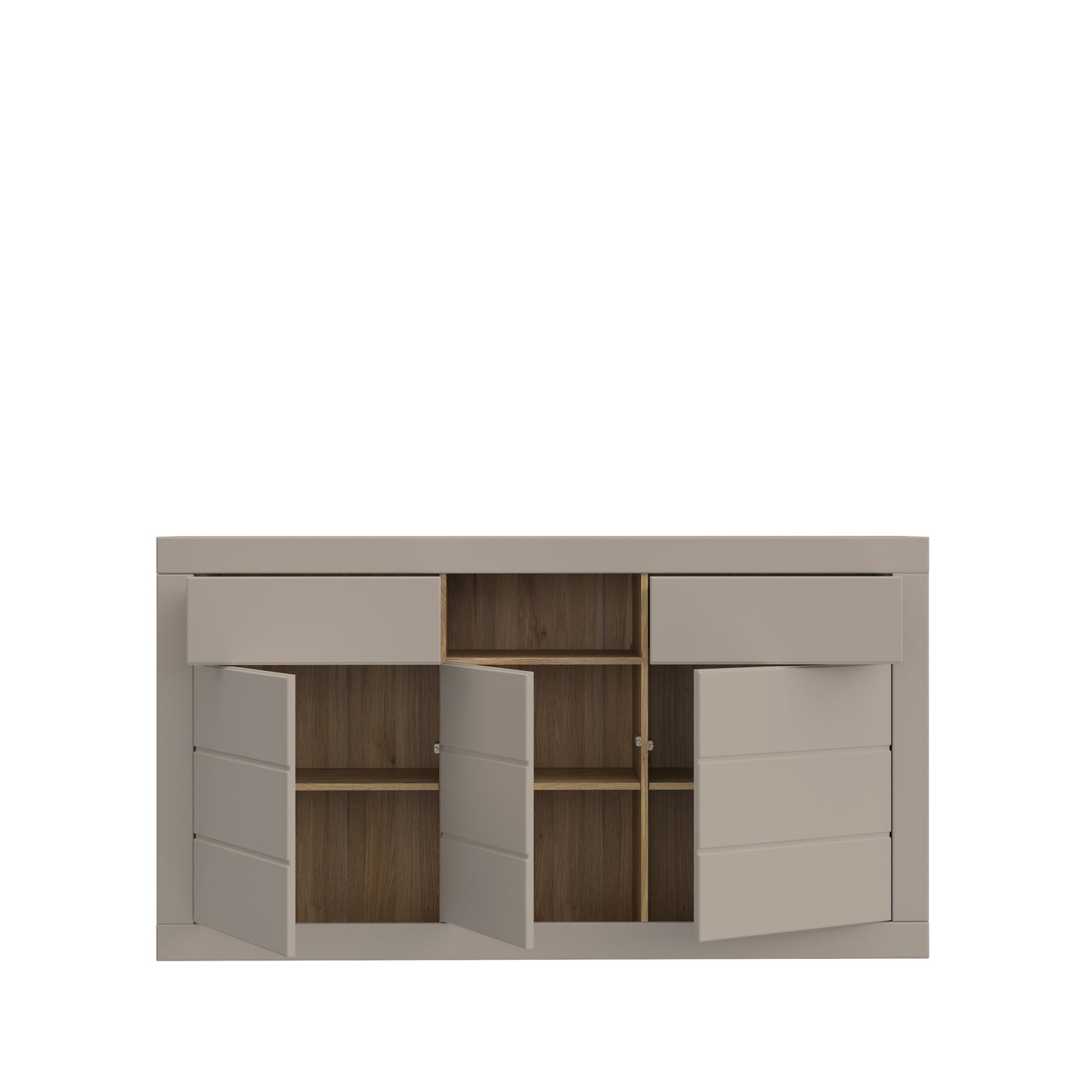 Bufet Loftking, Mauvella oak Si Taupe, 170.7 Cm