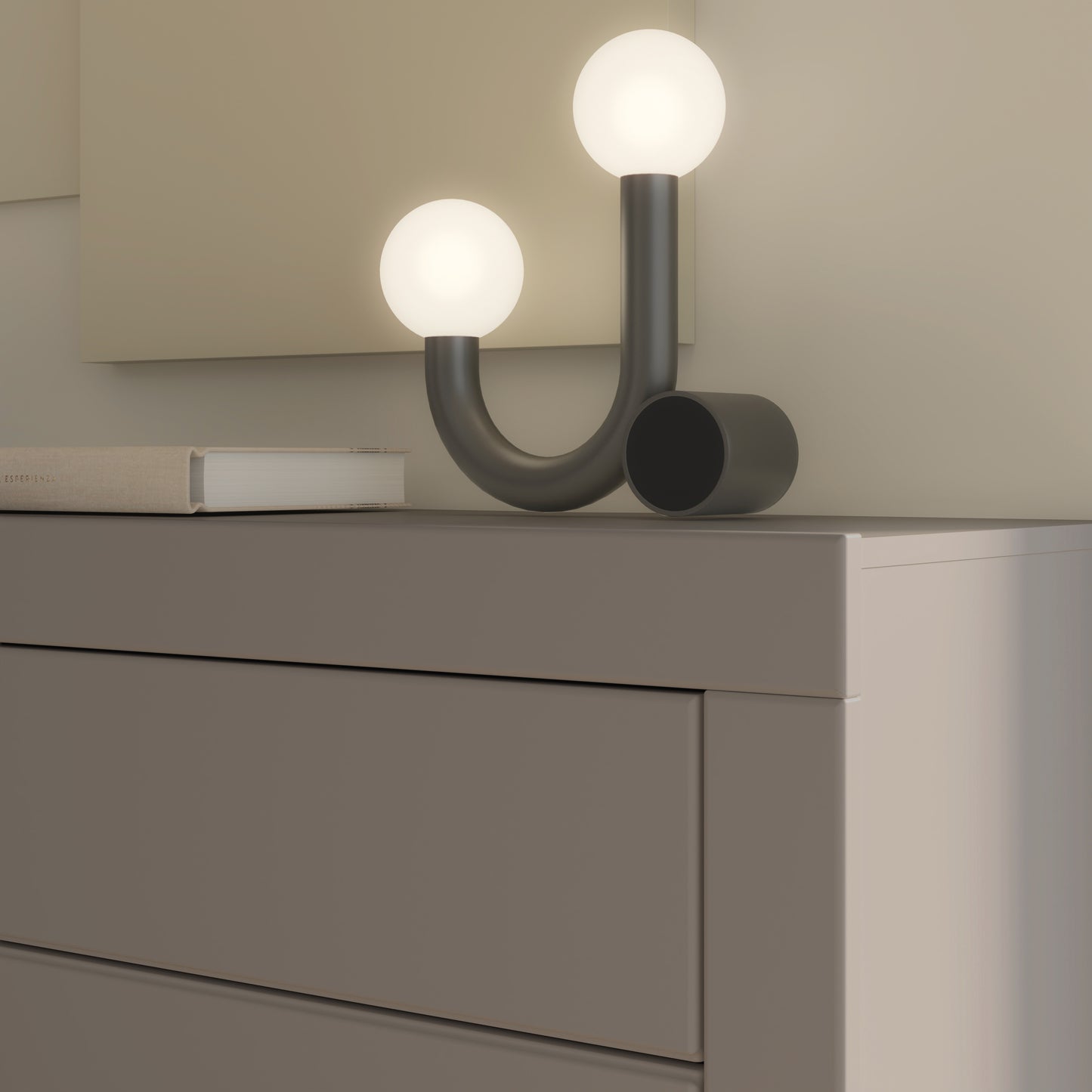 Bufet Loftking, Mauvella oak Si Taupe, 170.7 Cm