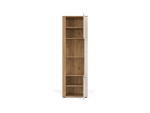 Vitrina Inalta Frizzante, Cashmir Si Stejar Evoc, 60.6 Cm