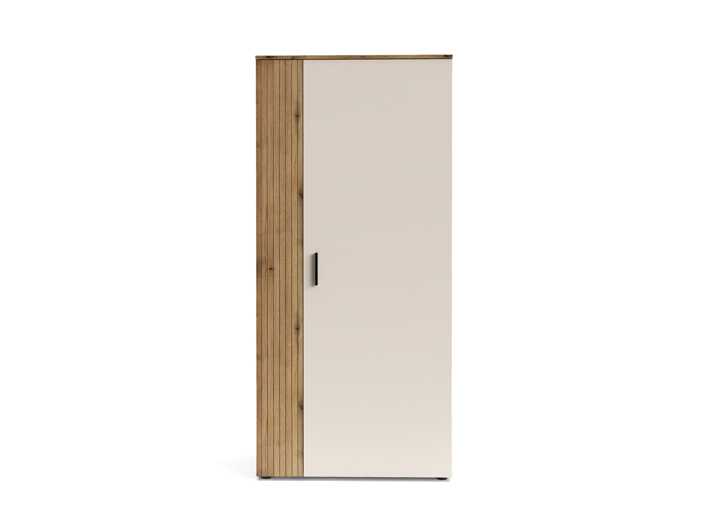 Dulap 2 Usi Frizzante, Cashmir Si Stejar Evoc, 90 Cm
