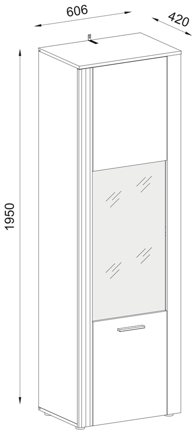 Set Living Frizzante L, Cashmir Si Stejar Evoc, 331.2 Cm