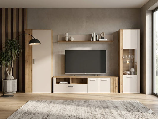 Set Living Frizzante, Cashmir Si Stejar Evoc, 331.2 Cm