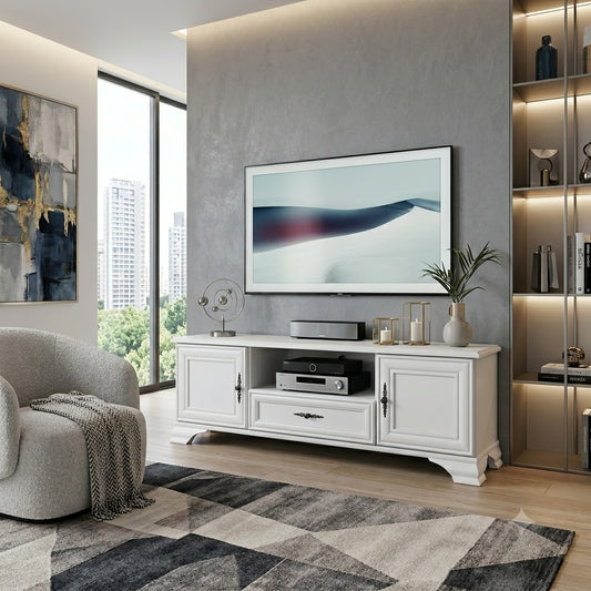 Comoda Tv 2 Usi si 1 Sertar Kenza 144 Cm