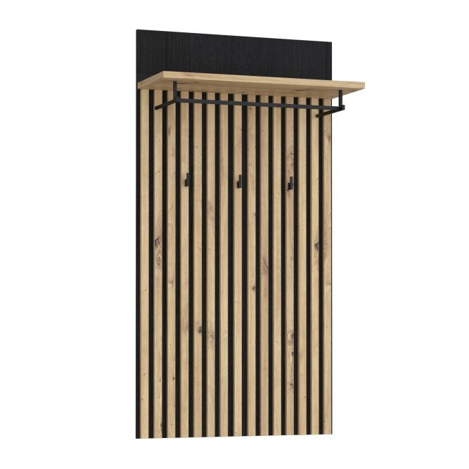 Panou Cuier Toledo stejar Artisan Si stejar negru, 72.6 Cm
