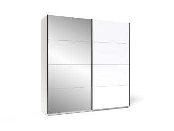 Dulap Cu Oglinda Zen, Alb Platinium, 200 Cm