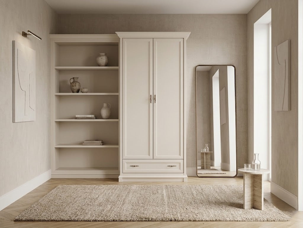 Dulap 2 Usi Si 1 Sertar Solfegio Kashmir, 110 Cm