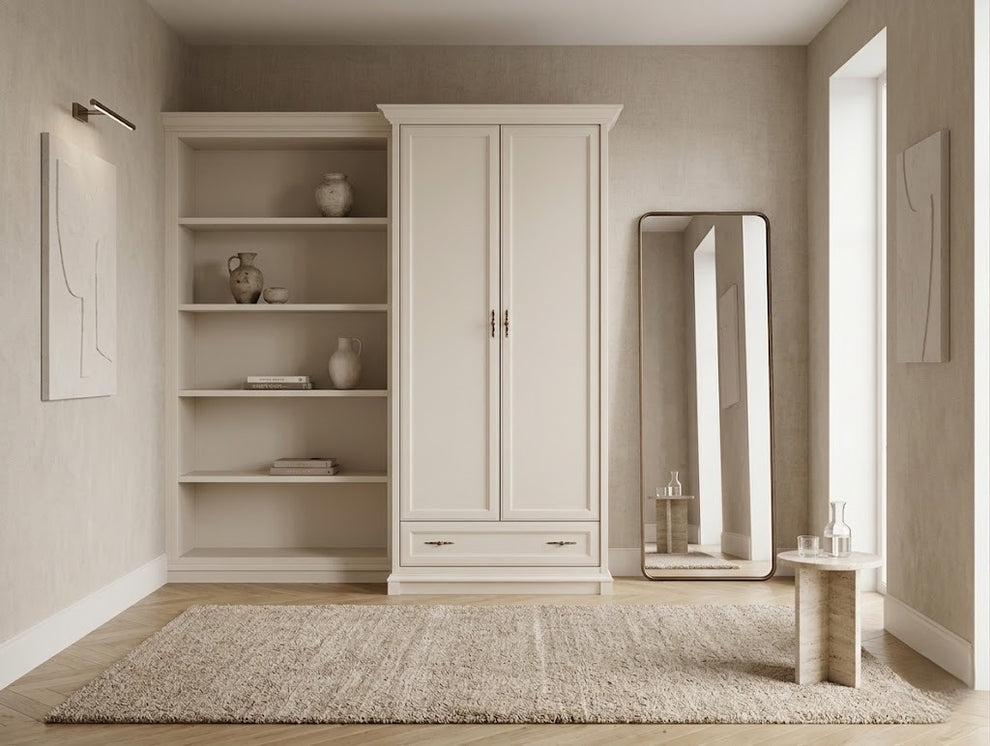 Dulap 2 Usi Si 1 Sertar Solfegio Kashmir, 110 Cm