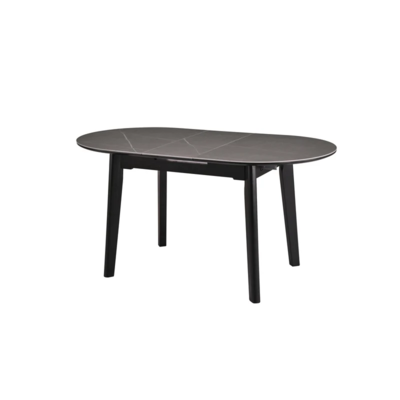 Masa Ovala Extensibila  Artes Gri Mat, 120-150 x 85 Cm