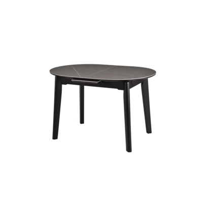 Masa Ovala Extensibila  Artes Gri Mat, 120-150 x 85 Cm