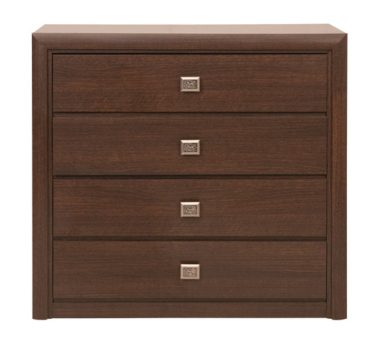 Comoda 4 Sertare Korona Wenge Magia, 135 Cm