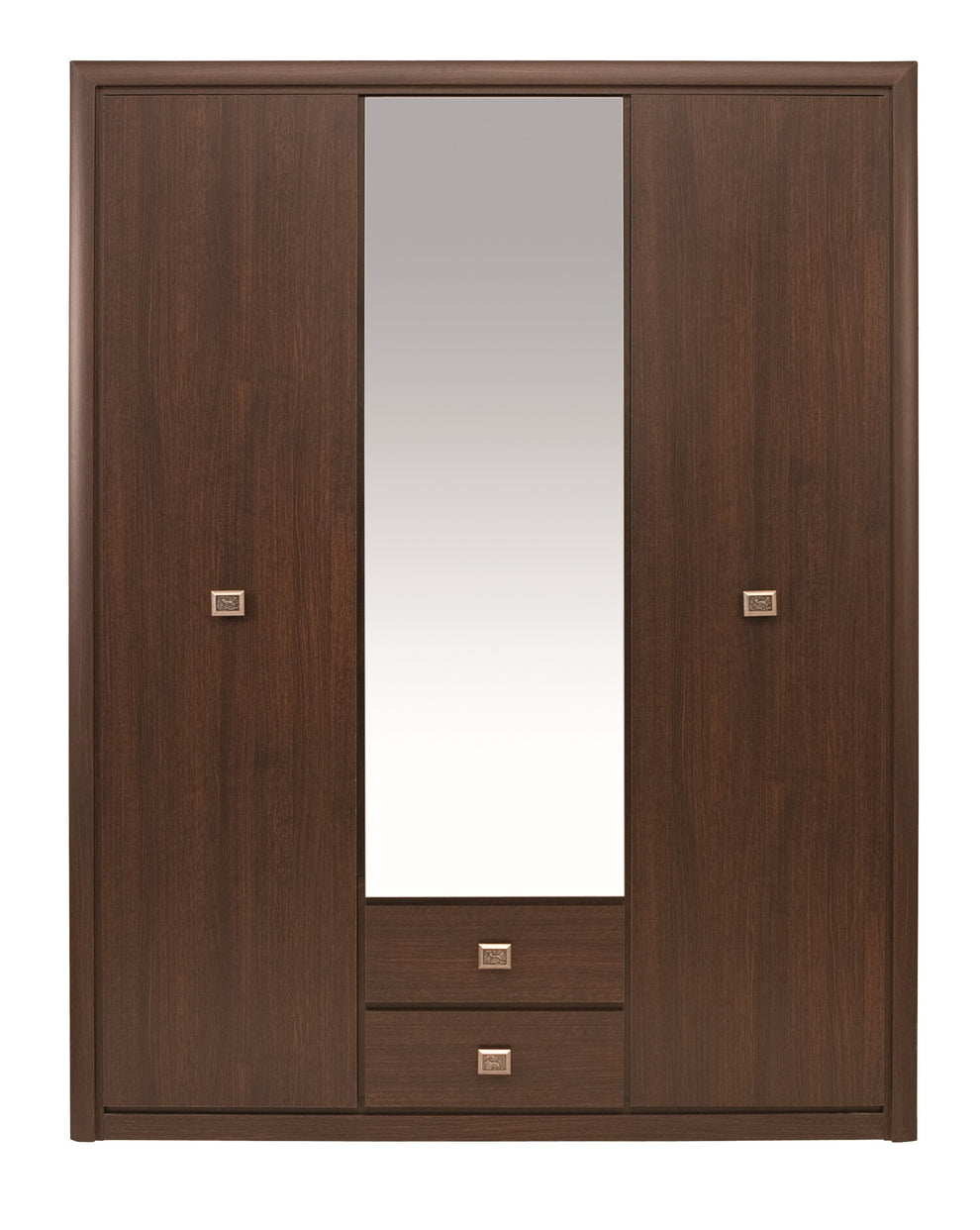 Dulap 3 Usi Si 2 Sertare Korona, Wenge Magia, 163.5 Cm