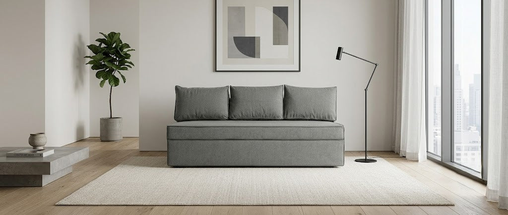 Canapea Extensibila New Modulo, 3 Locuri, Lada Depozitare, Riviera 91/96, 194 Cm