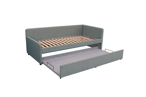 Pat Perete Extensibil Leonida Dimensiune Saltea 90 x 200 Cm Stanga Gri