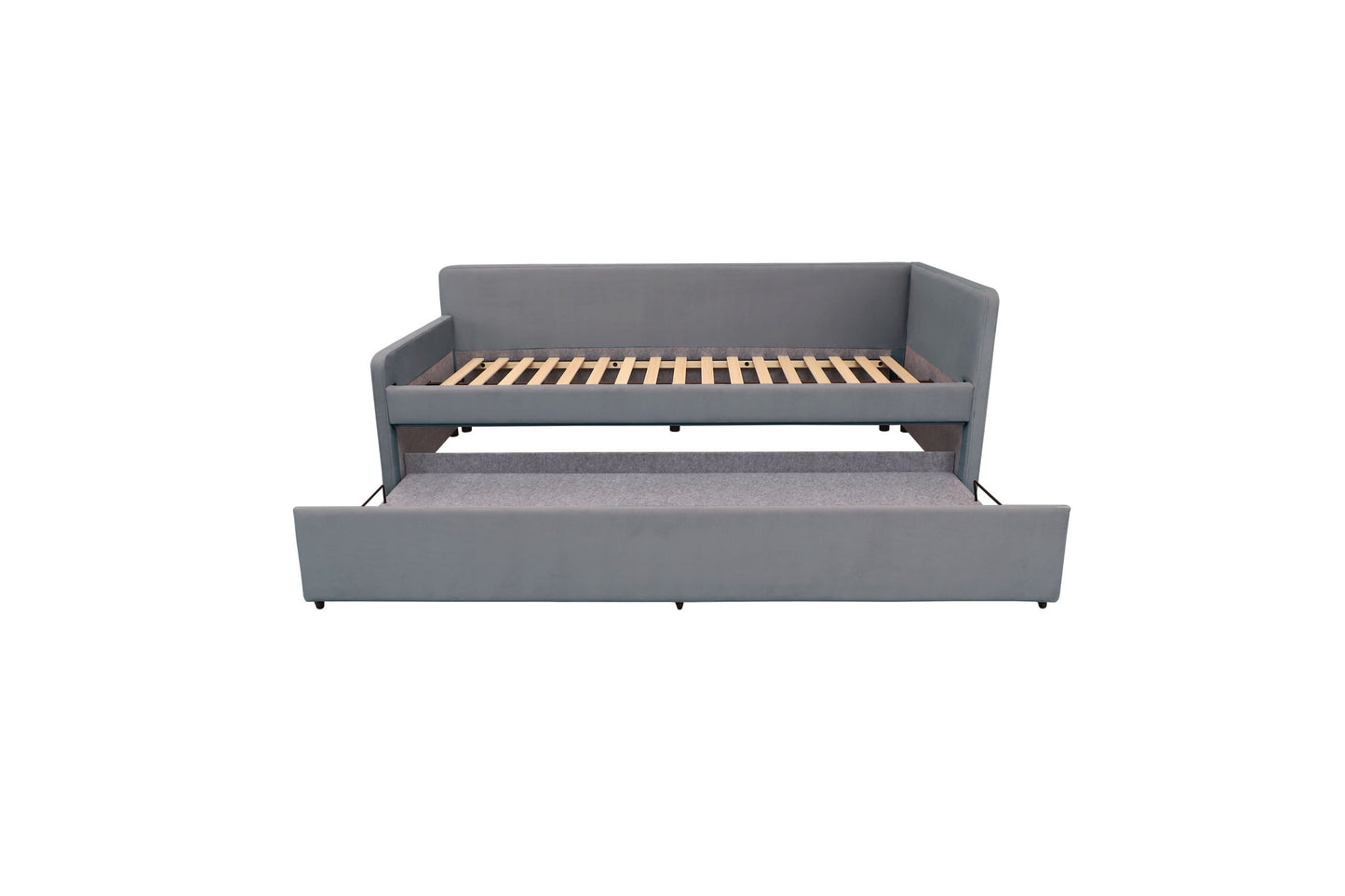 Pat Perete Extensibil Leonida Dimensiune Saltea 90 x 200 Cm Stanga Gri