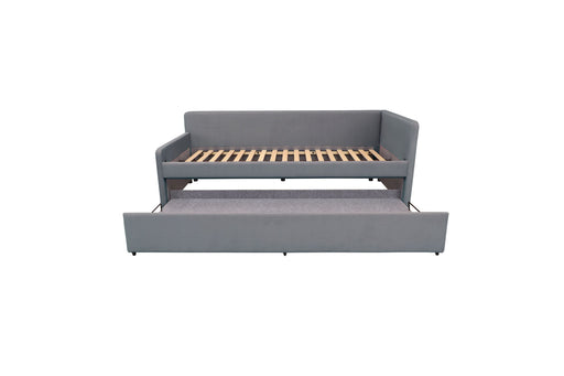 Pat Perete Extensibil Leonida Dimensiune Saltea 90 x 200 Cm Stanga Gri