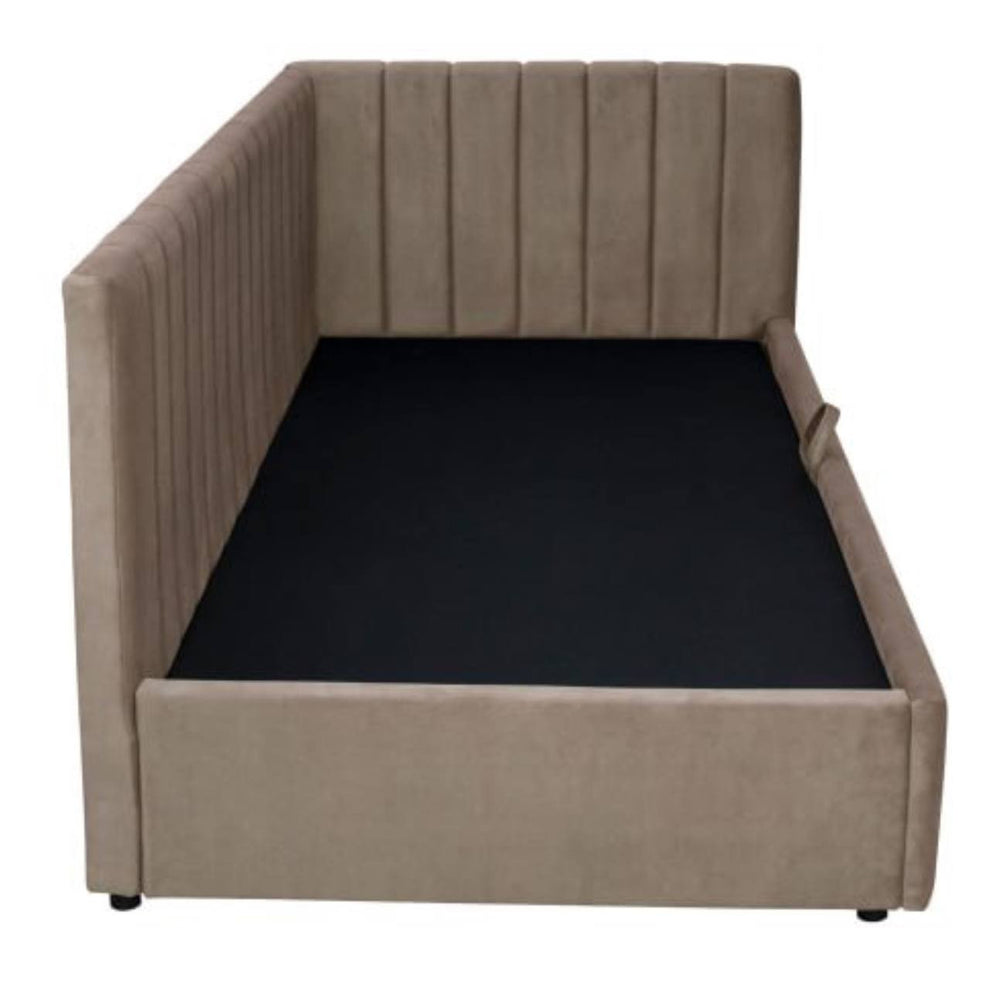 Pat Perete Extensibil Olivier Dimeniune Saltea 90 x 200 Cm, Gri
