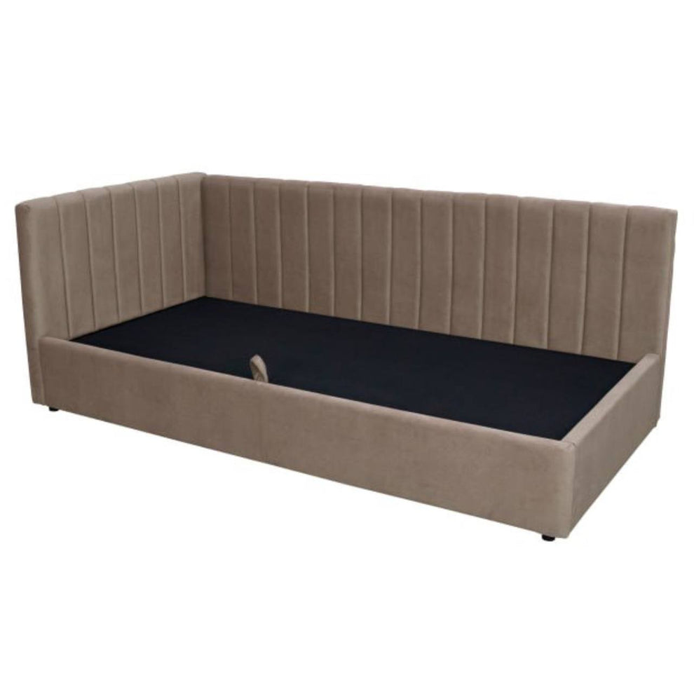 Pat Perete Extensibil Olivier Dimeniune Saltea 90 x 200 Cm, Gri