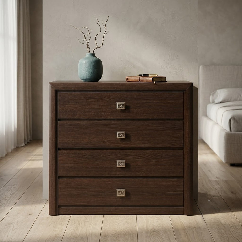 Comoda 4 Sertare Korona Wenge Magia, 135 Cm