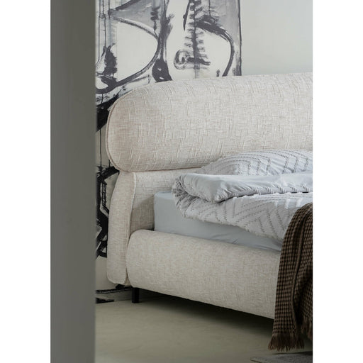 Pat Tapitat Austin Dimensiune Saltea 160 x 200 Somiera, Crem